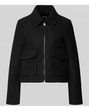 Vero Moda Regular Fit Jacke mit Pattentaschen Modell 'SAFIR' - Schwarz