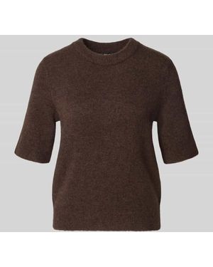 Opus Regular Fit Pullover mit Woll-Anteil Modell 'Pimota' - Braun