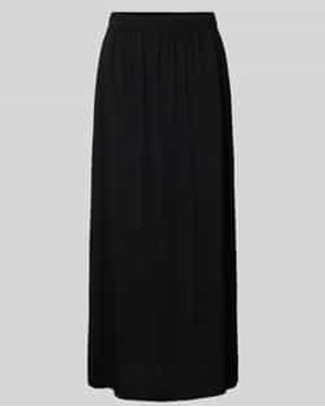 Tom Tailor Maxirok Van Viscose Met Elastische Band - Zwart