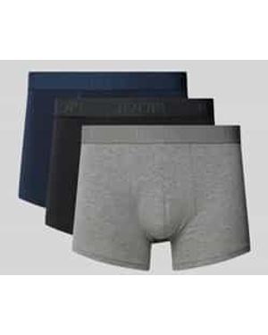 Joop! Boxershorts Mit Elastischem Label-Bund Im 3Er-Pack - Grau