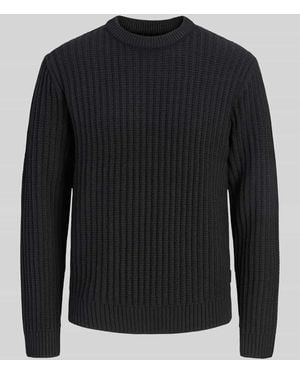 Jack & Jones Pullover mit Label-Detail - Schwarz