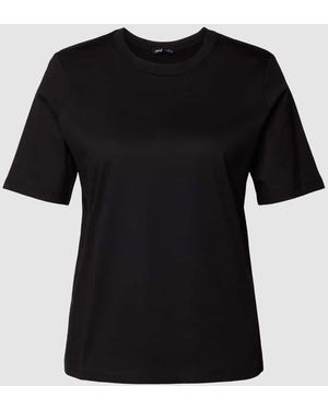 ONLY T-Shirt mit Rundhalsausschnitt - Schwarz