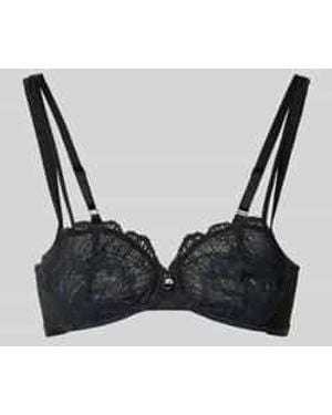 Triumph Balconette-Bh Met Kant Serie 'Palina Moonlight Kiss' - Zwart