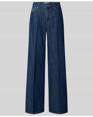 Marella Wide Leg Jeans aus reiner Baumwolle - Blau