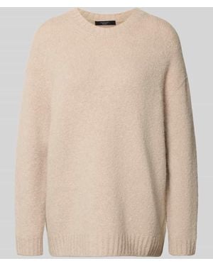 Weekend by Maxmara Relaxed Fit Strickpullover aus Alpaka-Mix Modell 'PESCO' - Natur