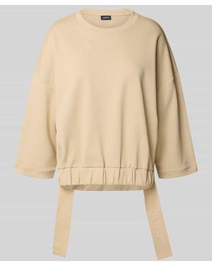 Joop! Sweatshirt mit 3/4-Arm Modell 'CARINA' - Natur