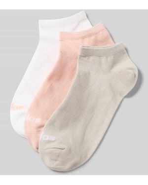 adidas Sneaker-Socken aus Baumwoll-Mix im 3er-Pack - Natur