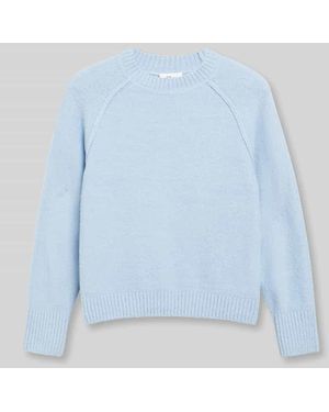 S.oliver Pullover mit gerippten Bündchen - Blau
