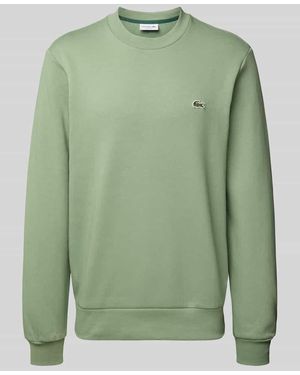 Lacoste Regular Fit Sweatshirt aus Baumwoll-Mix - Grün