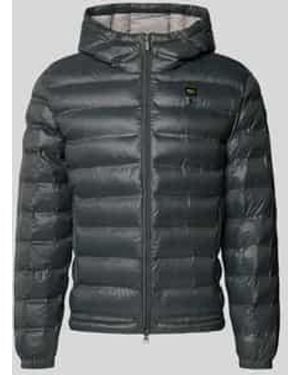 Blauer Usa Gewatteerd Jack Met Capuchon, Model 'Charles' - Grijs