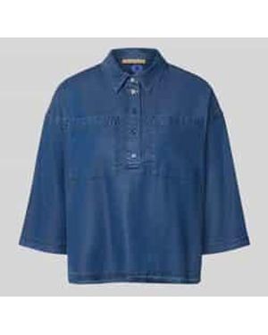 Smith & Soul Blouses Korte Mouw - Blauw