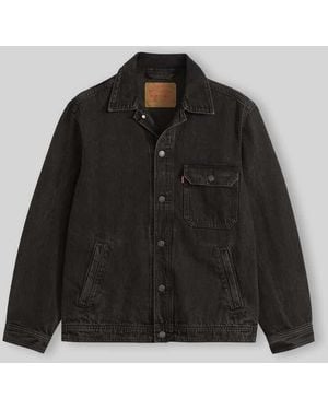 Levi's Regular Fit Jeansjacke aus reiner Baumwolle - Schwarz