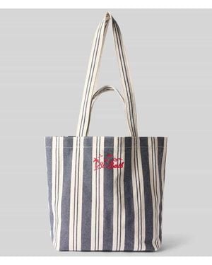 MC2 Saint Barth Beach Bag mit Logo-Stitching - Weiß