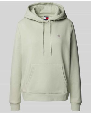Tommy Hilfiger Regular Fit Hoodie aus Baumwoll-Mix - Grün