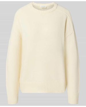 Guido Maria Kretschmer Regular Fit Pullover mit Woll-Anteil Modell 'Ester' - Natur