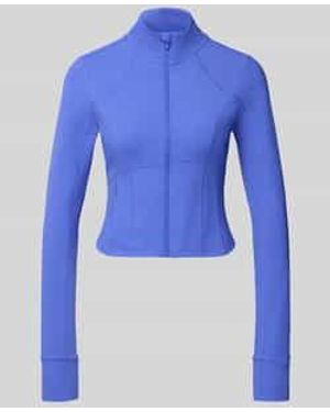 Fabletics Slim Fit Jack Met Opstaande Kraag Model 'Storm' - Blauw