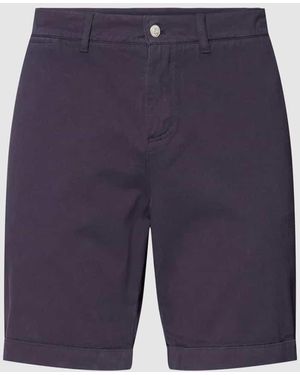 Colourful Rebel Bermudas Mit 5-Pocket-Design Modell 'Carter' - Blau