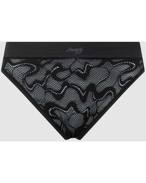 Sloggi Slip Aus Spitze - Schwarz