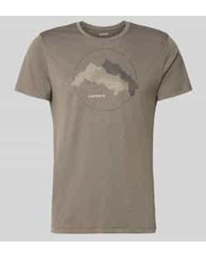 Icepeak Regular Fit T-Shirt Met Ronde Hals Model 'Bearden' - Grijs