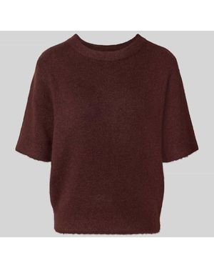Opus Regular Fit Pullover mit Woll-Anteil Modell 'Pimota' - Rot