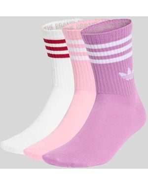 adidas Originals Socken aus Baumwoll-Mix im 3er-Pack - Pink