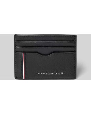 Tommy Hilfiger Kartenetui Mit Label-Print - Grau