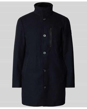 Tom Tailor Regular Fit Wollmantel - Blau