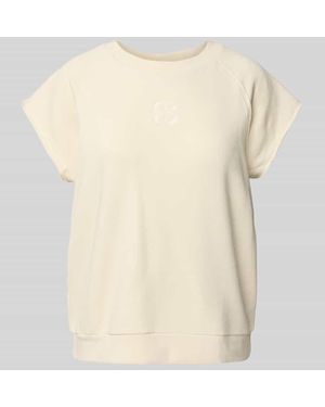 My Essential Wardrobe T-Shirt mit Kappärmeln Modell 'Sara' - Natur