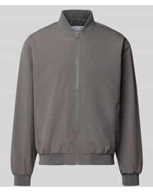 Jack & Jones Bomberjack Met Zijwaartse Steekzakken Model 'Charge' - Grijs