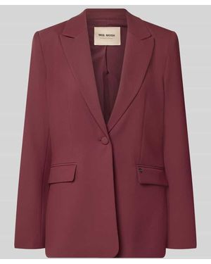 Mos Mosh Regular Fit Blazer mit Reverskragen Modell 'Leonora' - Lila
