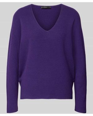 Ouí Strickpullover aus Viskose-Mix Modell 'FREYJA' - Blau