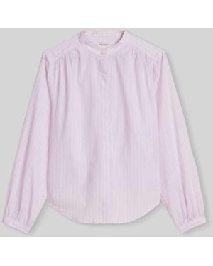 Marc O' Polo Regular Fit Hemdbluse aus reiner Baumwolle - Pink