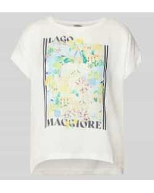 Milano Italy T-Shirt Met Motiefprint En Ronde Hals - Meerkleurig