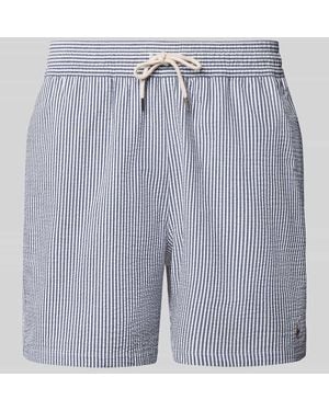 Polo Ralph Lauren Badehose mit Label-Stitching - Blau