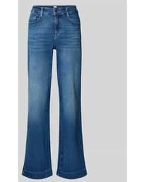 Brax Flared Jeans Met Steekzakken - Blauw