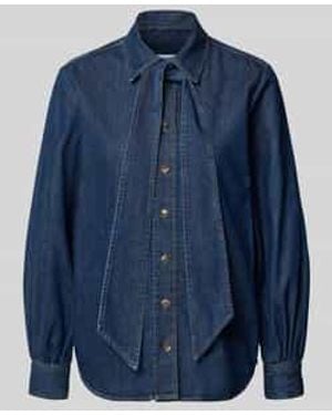 Emily Van Den Bergh Blouses Lange Mouw - Blauw