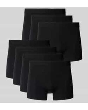Bread & Boxers Boxershort Met Deelnaden - Zwart