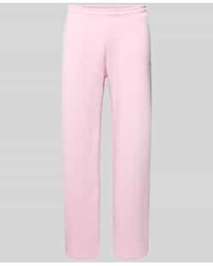 Review Sweatpants Met Elastische Band - Roze