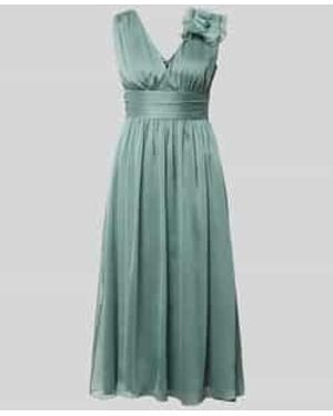 Swing Cocktailjurk Met V-Hals - Groen