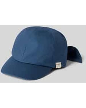 Barts Baseballpet Met Labelpatch Model 'Wupper' - Blauw