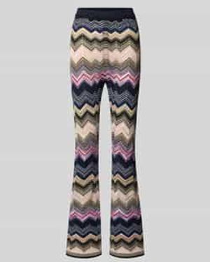 Ouí Flared Broek Van Viscosemix - Grijs