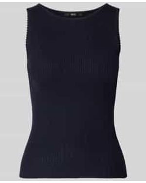 Zero Tricottop Van Viscosemix - Blauw