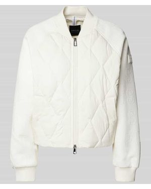 Marc Cain Steppjacke mit Zweiwege-Reißverschluss - Weiß
