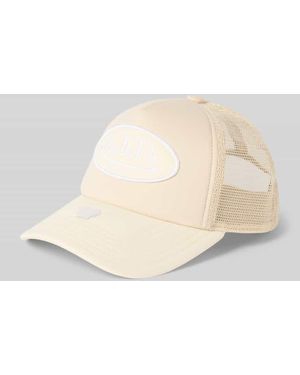 Von Dutch Trucker Cap mit Label-Patch Modell 'TAMPA' - Natur