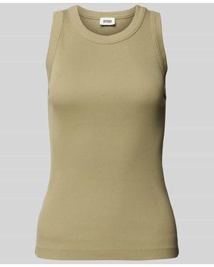 DRYKORN Tanktop in Ripp-Optik Modell 'OLINA' - Grün