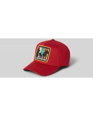DSquared² Base Cap mit Logo-Patch - Rot