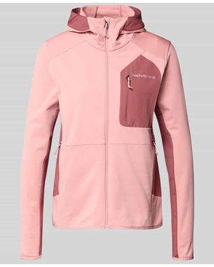Peak Performance Jacke mit Logo-Stitching - Pink