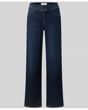 ANGELS Wide Leg Jeans aus Baumwoll-Mix im 5-Pocket-Design - Blau