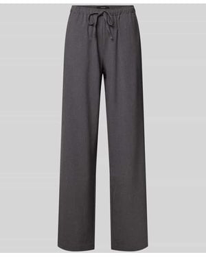 Vero Moda Regular Fit Weite Hose mit Viskose-Anteil Modell 'MILLY' - Grau