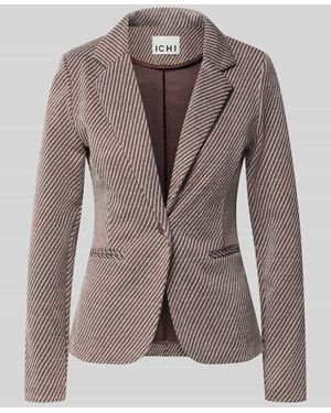 Ichi Blazer mit Viskose-Anteil Modell 'Kate' - Braun